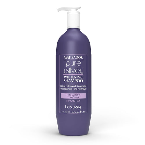 Shampoo Matizador para Canas Pure Silver 1 Lt